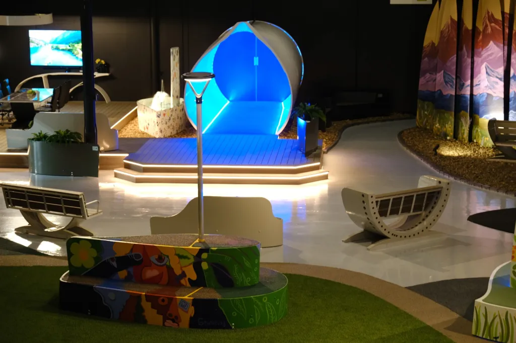 Recycled wind turbine blade products